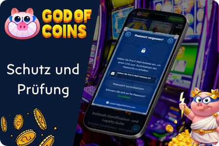 Identitätsprüfung und Kontoschutz bei God of Coins Casino